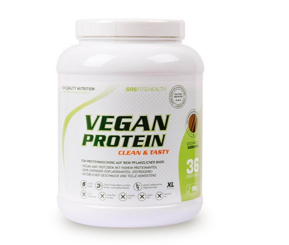 SRS Nutrition Vegan Protein, 900g