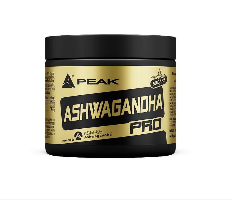 Peak Ashwagandha Pro, 60 Vegan Kaps.