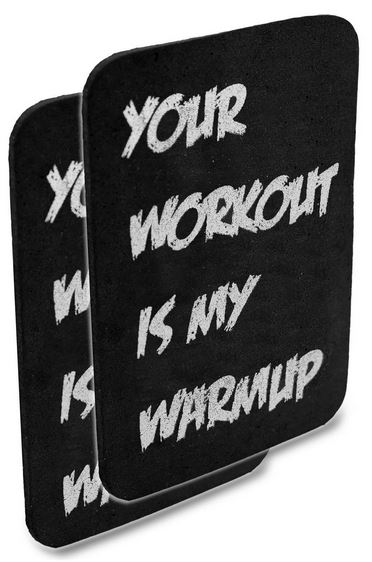 C.P. Sports Griffpolster 4 mm "Your Workout Is My Warmup"