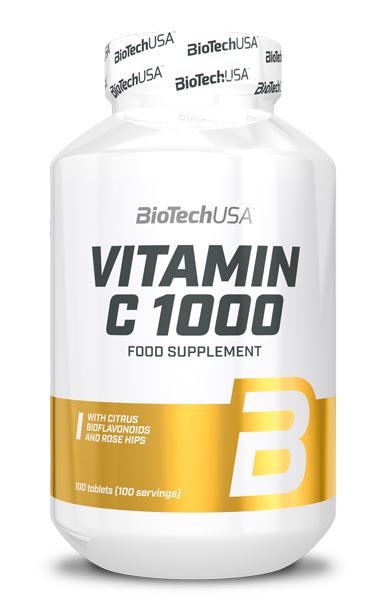 BioTech USA Vitamin C 1000, 100 Tabl.