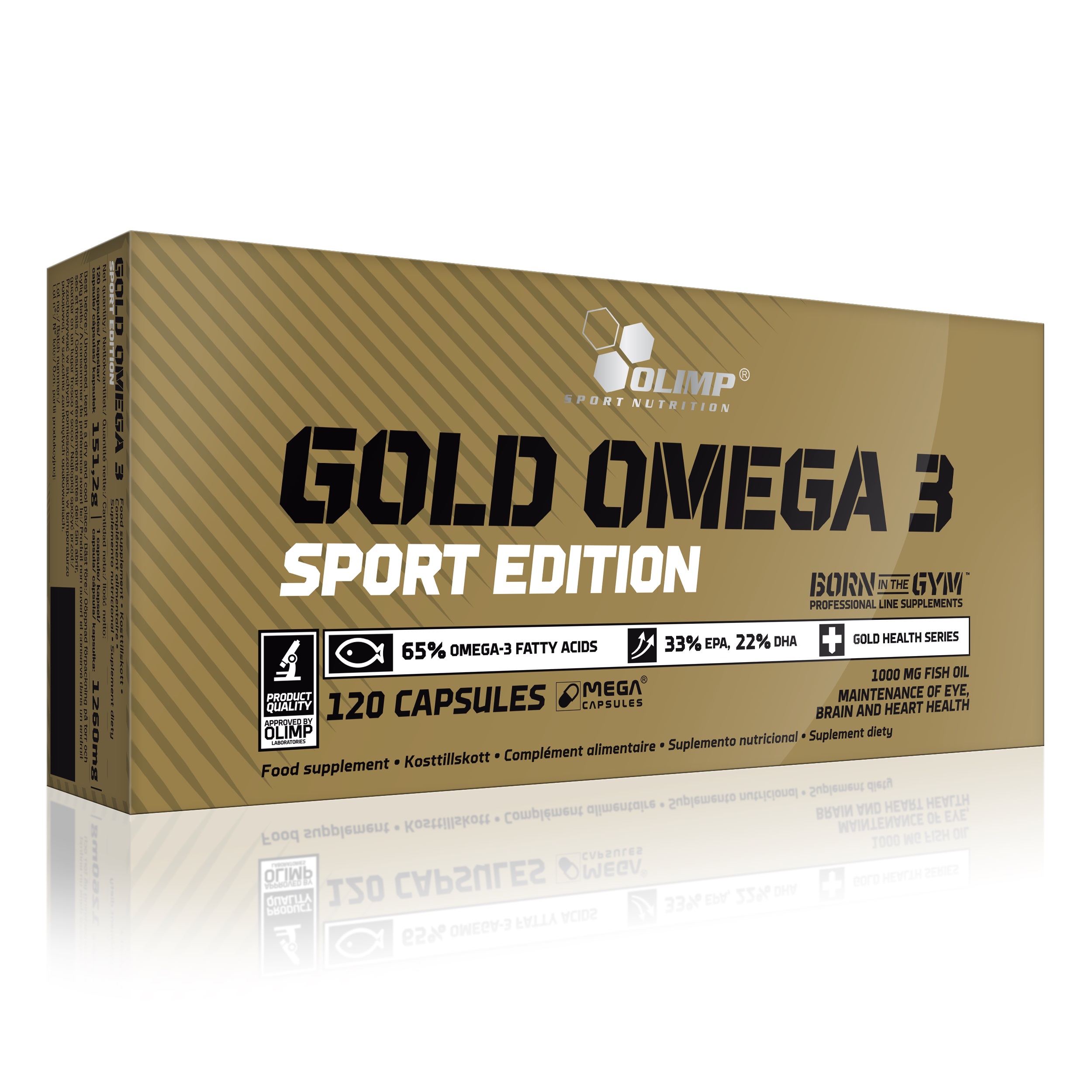 Olimp Gold Omega 3 Sport Edition, 120 Kaps.
