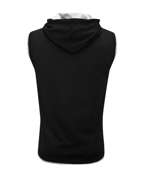 BenLee Epperson Men Sleeveless Hooded T-Shirt, Black